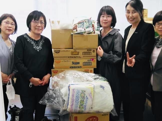 WFWP世界平和女性連合-物資支援