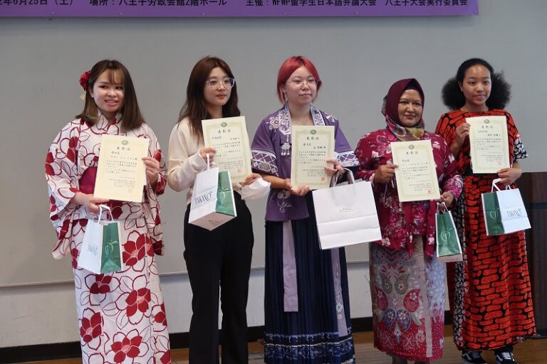WFWP留学生弁論八王子大会