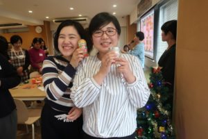 ユースクリスマス会で楽しい交流