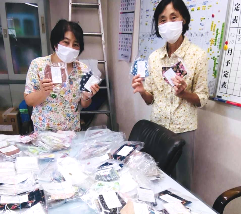 世界平和女性連合(WFWP)ベラルーシマスク支援2