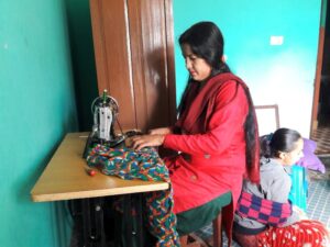 ネパール洋裁教室の写真